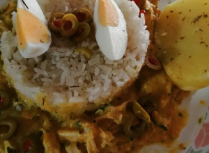 Una foto de Ají de gallina