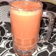 A picture of Carrot And orange juice.