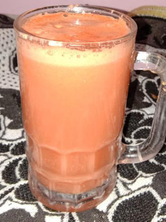 A picture of Carrot And orange juice.