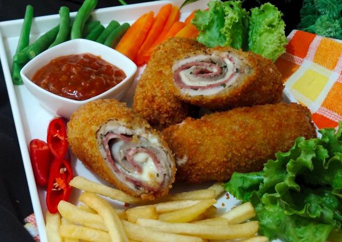 Resep Chicken Cordon Bleu Oleh Bunda Pashalenko Cookpad