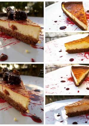 Una foto de Tarta de queso, cheesecake con leche condensada