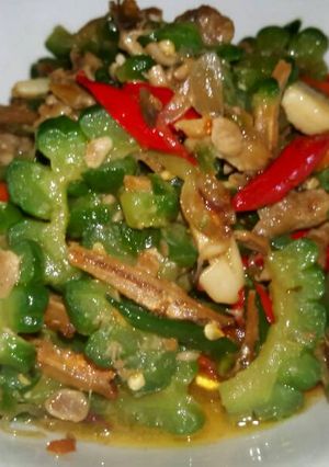 Foto resep Oseng Pare Tempe Semangit + Teri