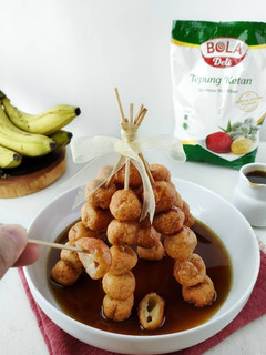 Foto resep Pisang Goreng Ketan Saus Gula Aren