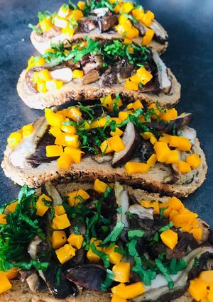Une photo de Bruschetta aux Cèpes