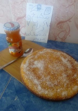 صورة لوصفة بسبوسة بدانيت كراميل