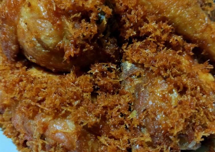 Cara Gampang Menyiapkan Ayam goreng kelapa, Bisa Manjain Lidah