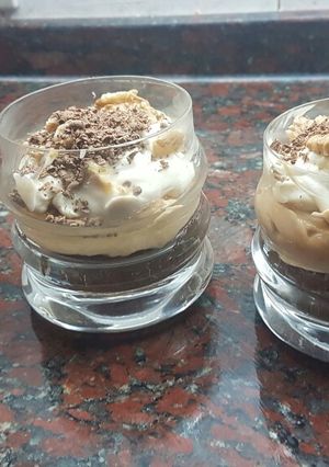 Una foto de Postre en vasos