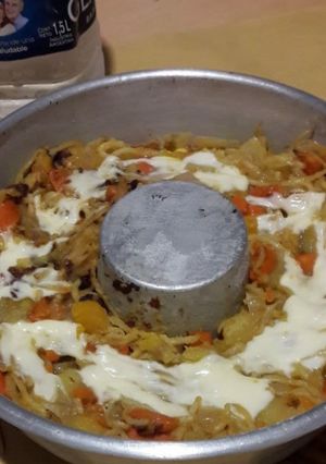 Una foto de Budín de verduras