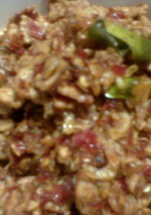Foto resep Udang rebon kering tempe