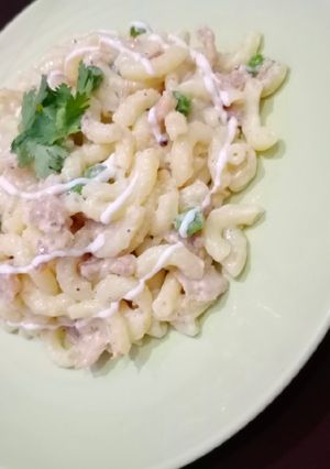 A picture of Creamy macaroni.