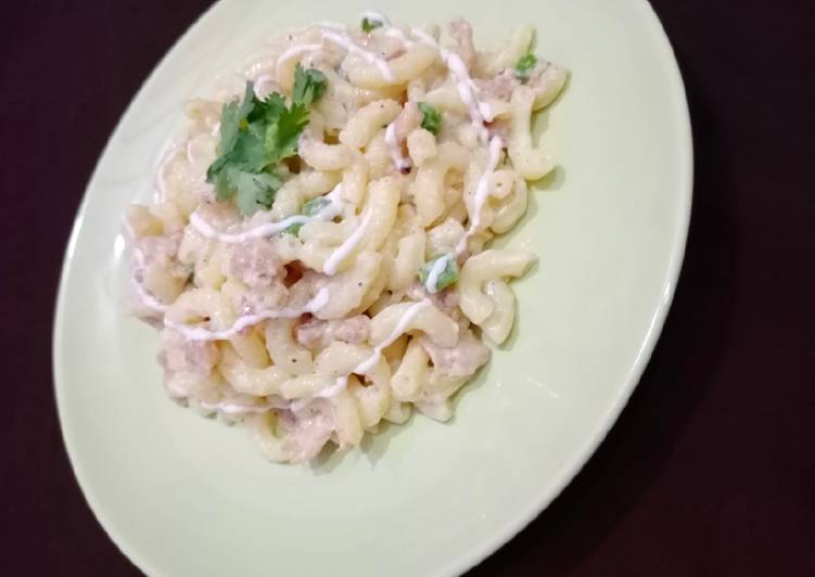 Steps to Make Homemade Creamy macaroni