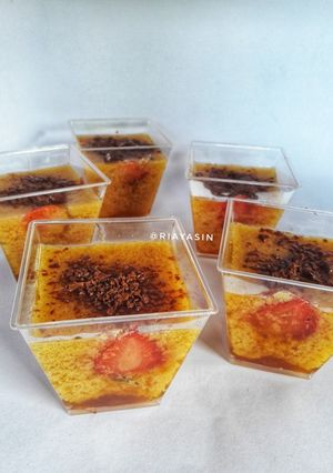 Foto resep Pudding Gula Merah Tabur Coklat