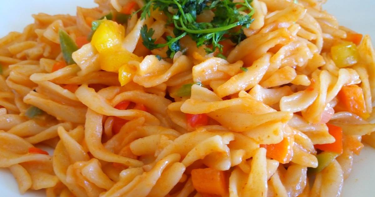 Vegetable Stir Fry Pasta Recipe by Pure Cookpad