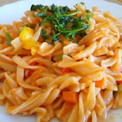 A picture of Vegetable Stir Fry Pasta.