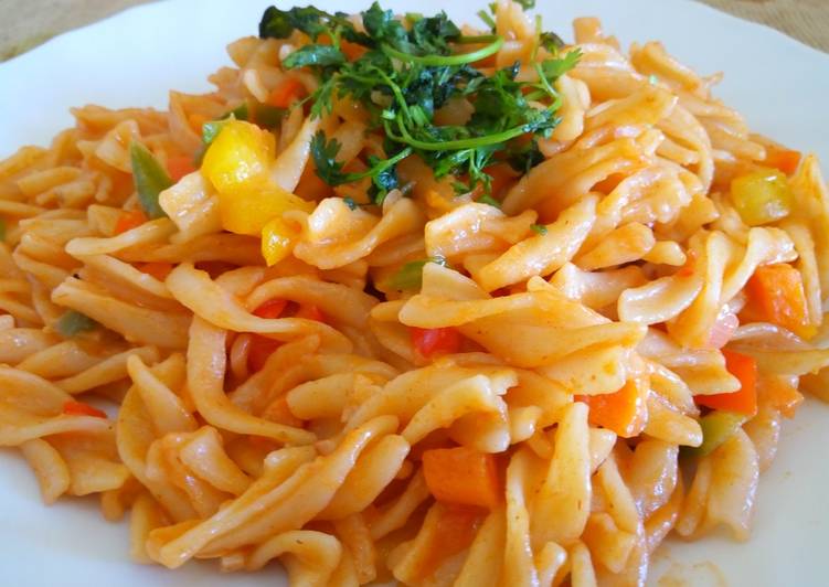 Recipe of Super Quick Homemade Vegetable Stir Fry Pasta