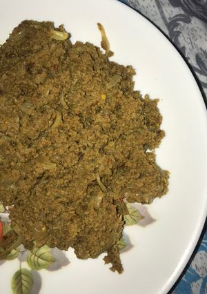A picture of Dum qeema.