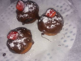 Muffins de chocolate y vainilla