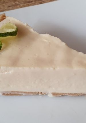 Una foto de Pay frío de limón 🍋con jengibre