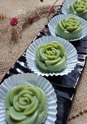 Foto resep Nagasari pandan mawar