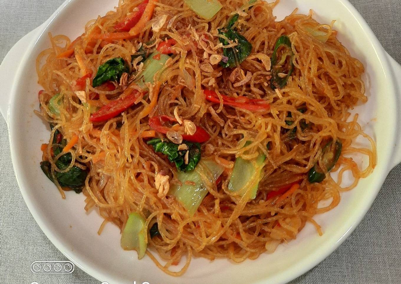 Bihun goreng pedas