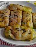 Col rellena de pollo y frutos secos