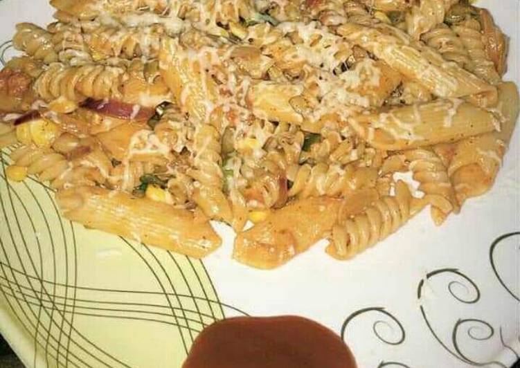 Recipe of Yummy Corn pasta