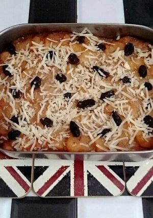 Foto resep Banana Bread Pudding Roti Pisang Panggang Simple Ekomomis