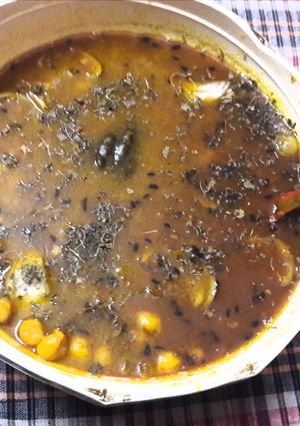 A picture of Punjabi cholle.