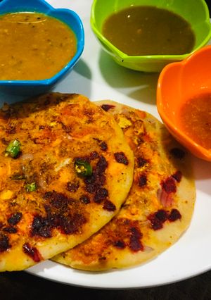 A picture of Oats uttapam.