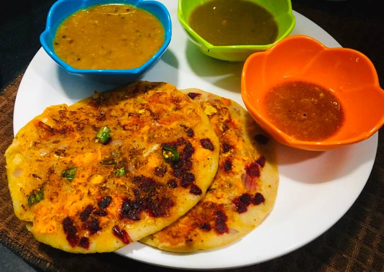 Simple Way to Prepare Homemade Oats uttapam