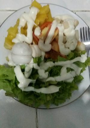 Foto resep Salad buah
