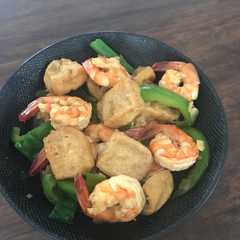 Tahu udang paprika kecap রেসিপির প্রধান ছবি