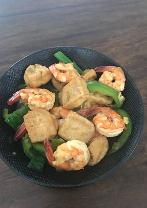 Foto resep Tahu udang paprika kecap