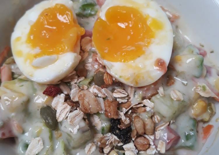 Salad telur rebus #cookpad_ketopad #ketopadtelurrebus