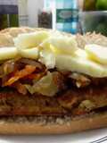 Bocadillo caliente de hamburguesa de Atún!!! 🥪🍘🧀😝😜☺