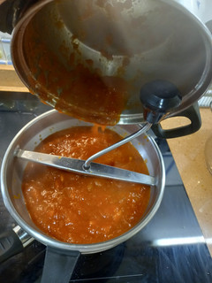 Una foto de Salsa de tomate casera para spaghetti