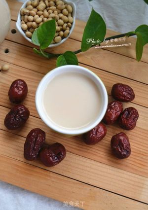 紅棗豆漿 的食譜成品照片