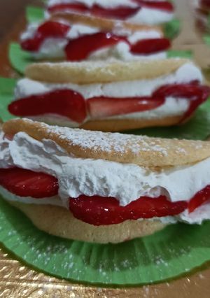 Foto di Tacos dolci alle fragole