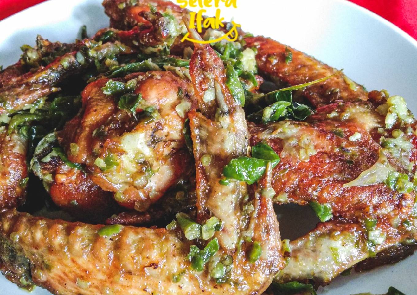 81. Ayam goreng lombok ijo