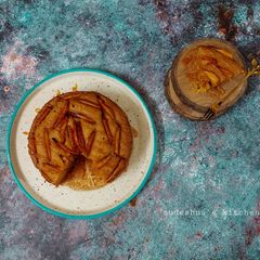 A picture of Whole-Wheat Apple-Cinnamon Cake.