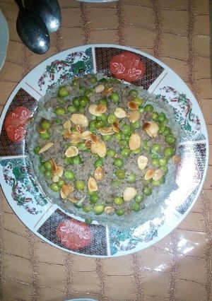 صورة لوصفة ارز مجلل مع فتوش