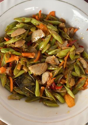 Foto resep Tumisan buncis bakso wortel pedass