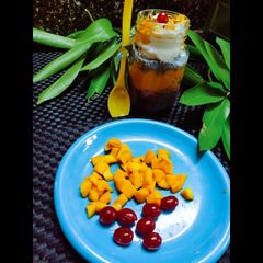 Mango Falooda A picture of Mango Falooda.