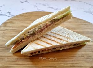 Foto di Sandwich salmone e robiola