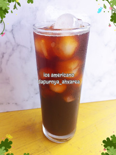 Foto resep Ice americano (dgn french press)