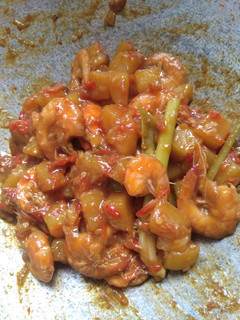 Foto resep Udang kentang balado pedas