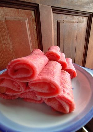 Foto resep Dadar gulung isi vla santan