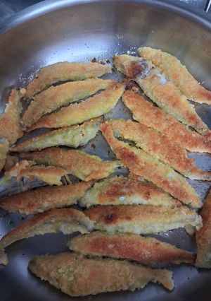 香煎柳葉魚 的食譜成品照片
