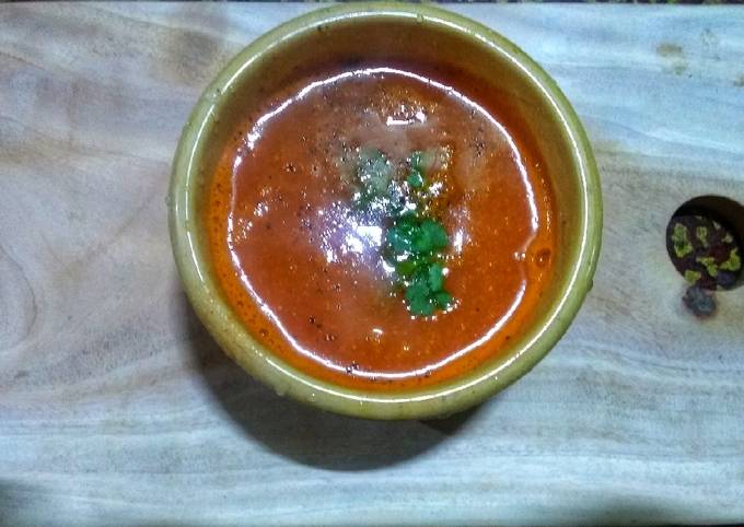 Easiest Way to Make Perfect Pure vegetarian tomato carrot soup
