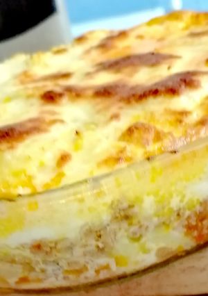 O poză a rețetei Carne tocata cu cartofi la cuptor (un alt fel de a face musaca).